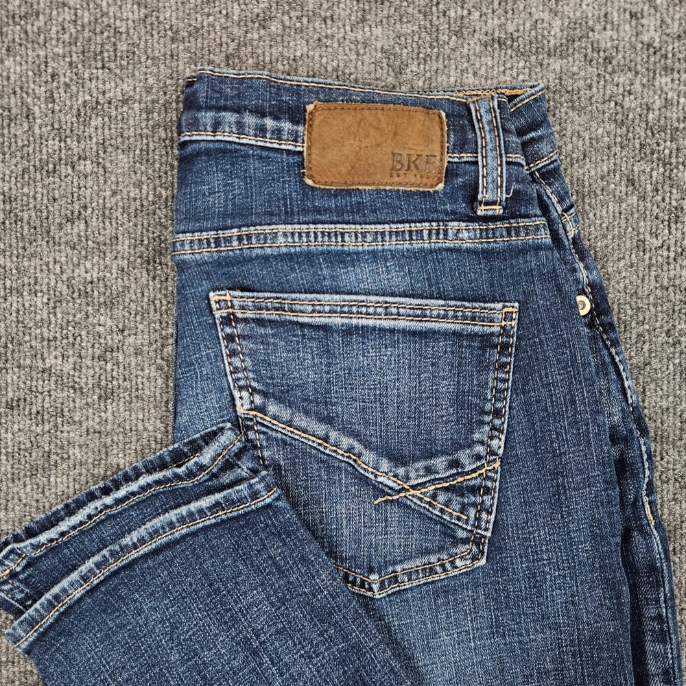 Buckle BKE Ethan Jeans Mens 31x34 Athletic Slim Straight Stretch Denim Dark Wash
